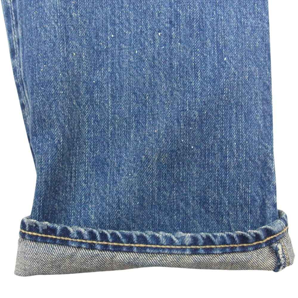 HYSTERIC GLAMOUR ヒステリックグラマー 0231AP02 PF加工 ペンキ クラッシュ スリム ストレート デニム パンツ インディゴブルー系 34【中古】