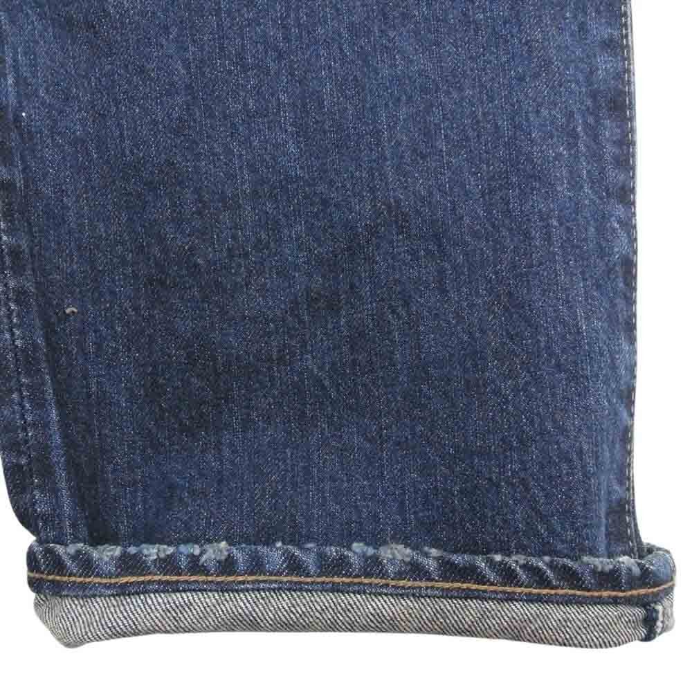 HYSTERIC GLAMOUR ヒステリックグラマー 0204AP10 野口強 REAL WRINKLE CLASH 加工 スタッズ デニム パンツ インディゴブルー系 34【中古】