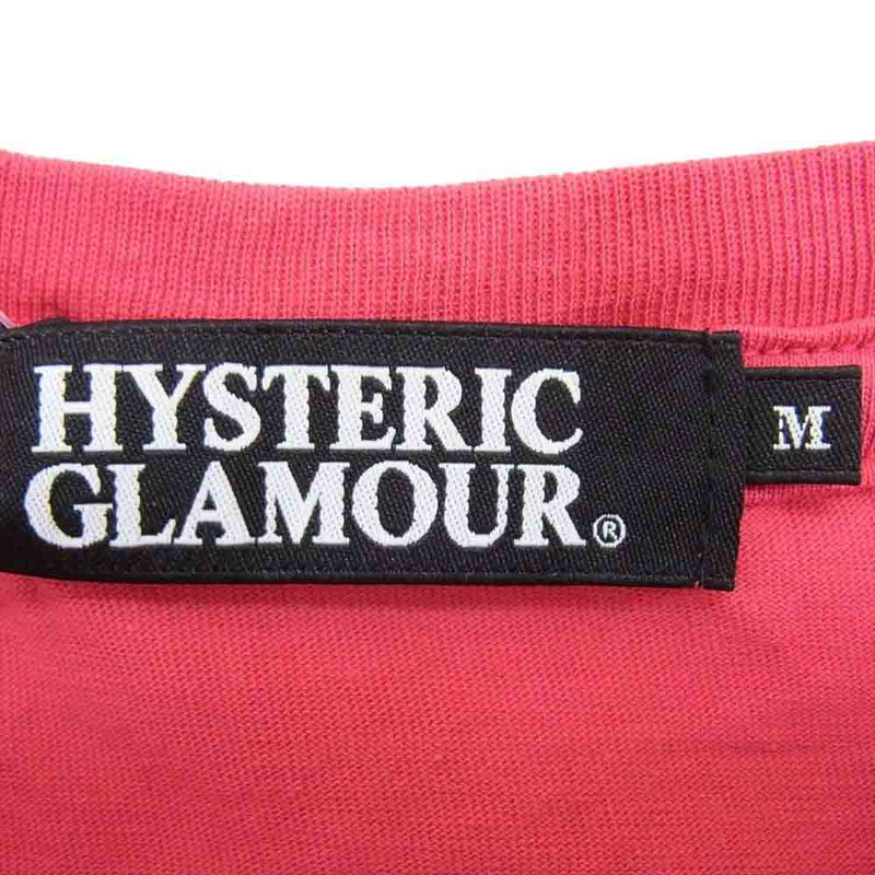 HYSTERIC GLAMOUR ヒステリックグラマー 4CL-5352 ガール プリント 長袖 Tシャツ ピンク系 M【中古】