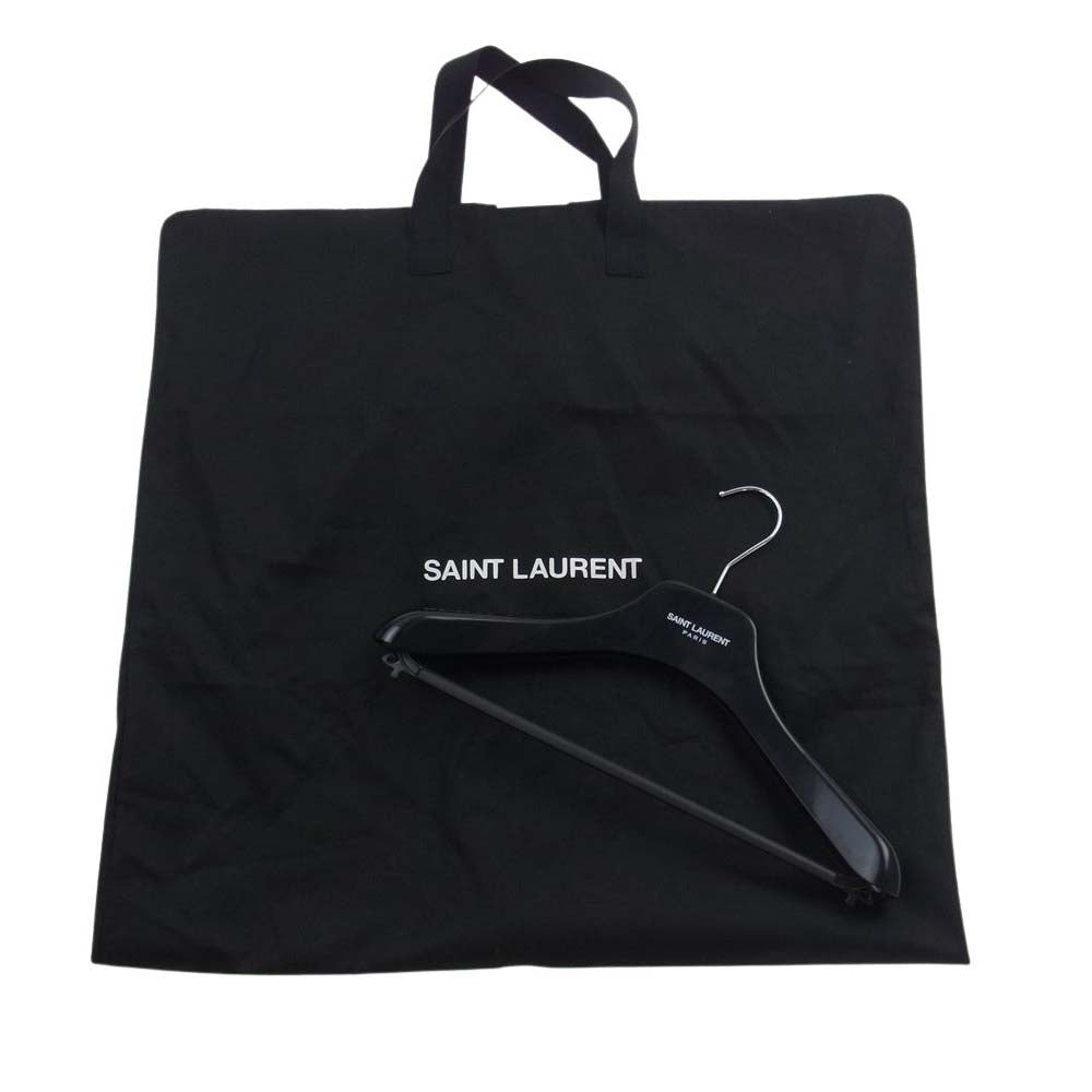SAINT LAURENT サンローラン 484284 Y5YA2 L01 クラシック モーター サイクル レザー ライダース ジャケット ブラック系 44【極上美品】【中古】