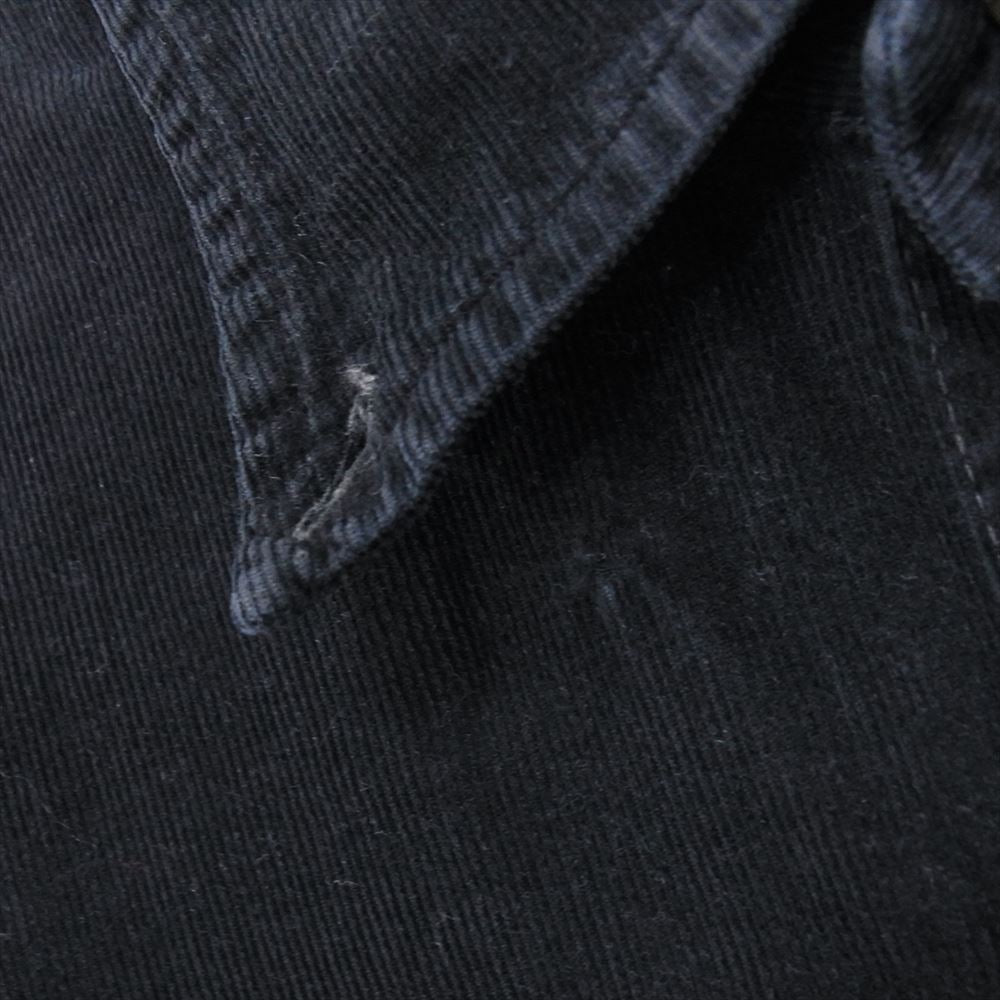 ヴィンテージ Vintage ヴィンテージ HARTFORD ハートフォード 長袖 コーデュロイ ボタンダウン シャツ ネイビー系 40M【中古】