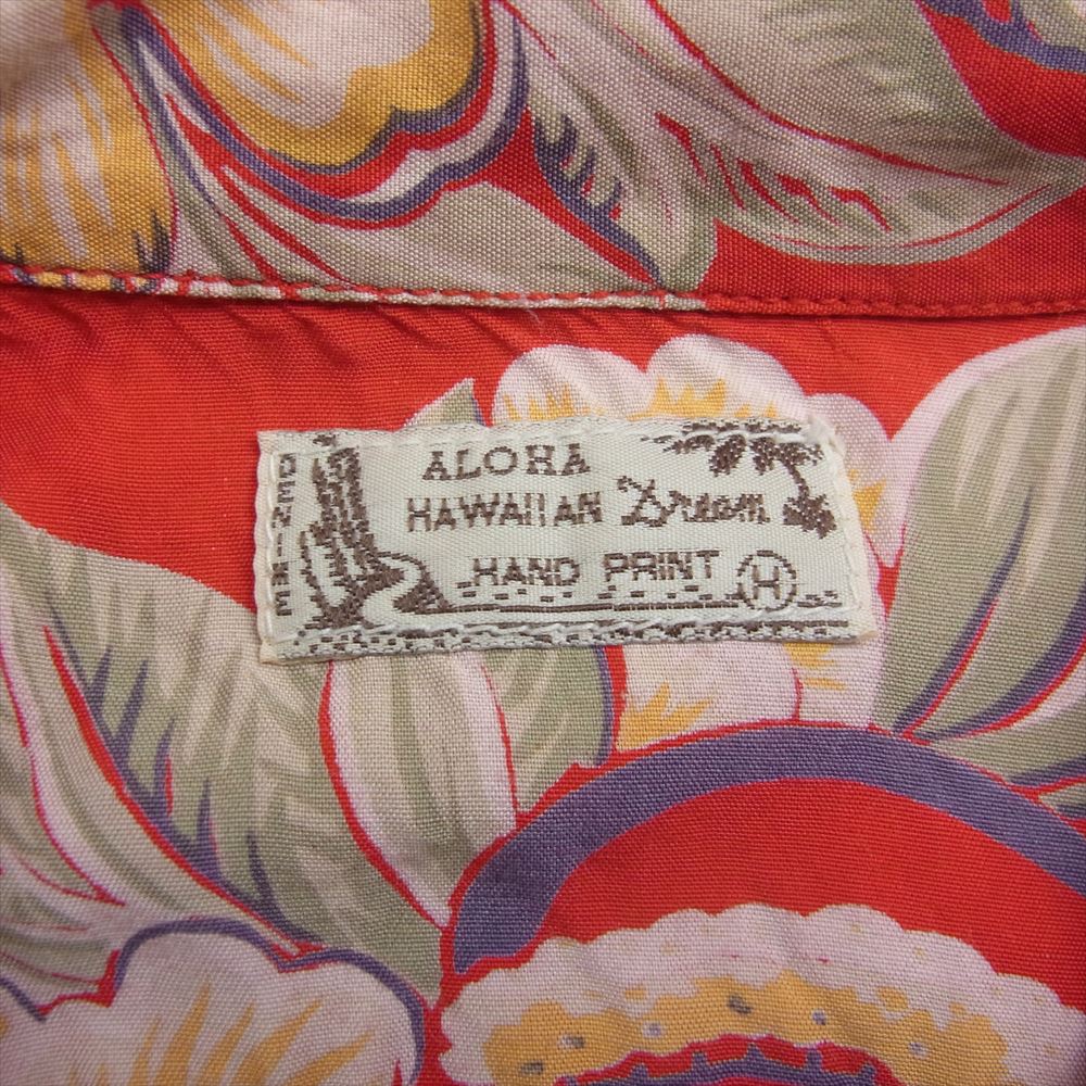 Denime ドゥニーム 総柄 半袖 アロハ シャツ レッド系【中古】