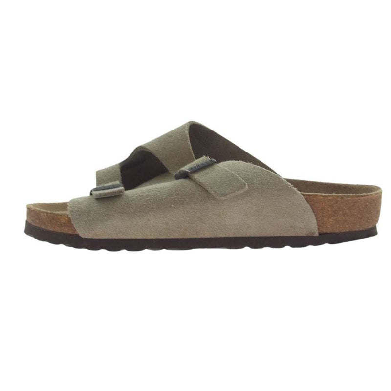 BIRKENSTOCK ビルケンシュトック ZURICH チューリッヒ スエード レザー サンダル ベージュ系 39【中古】