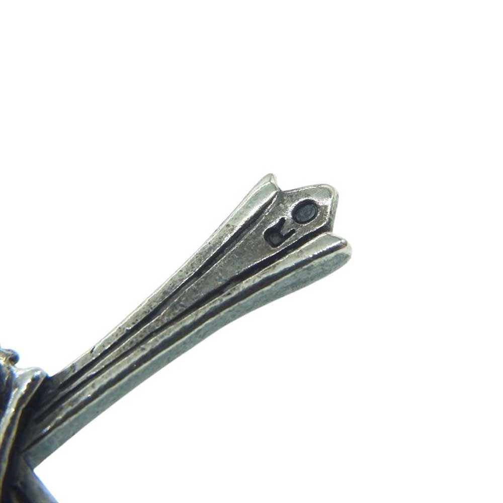 ROYAL ORDER ロイヤルオーダー クラウンド クロス ペンダント トップ シルバー系【中古】
