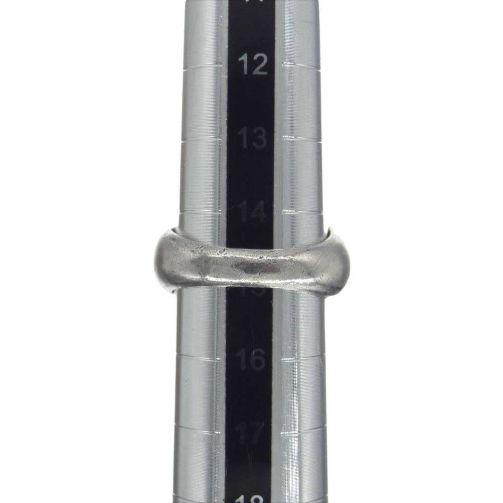 Ghost ゴースト 石付き シルバー リング シルバー系 15号【中古】