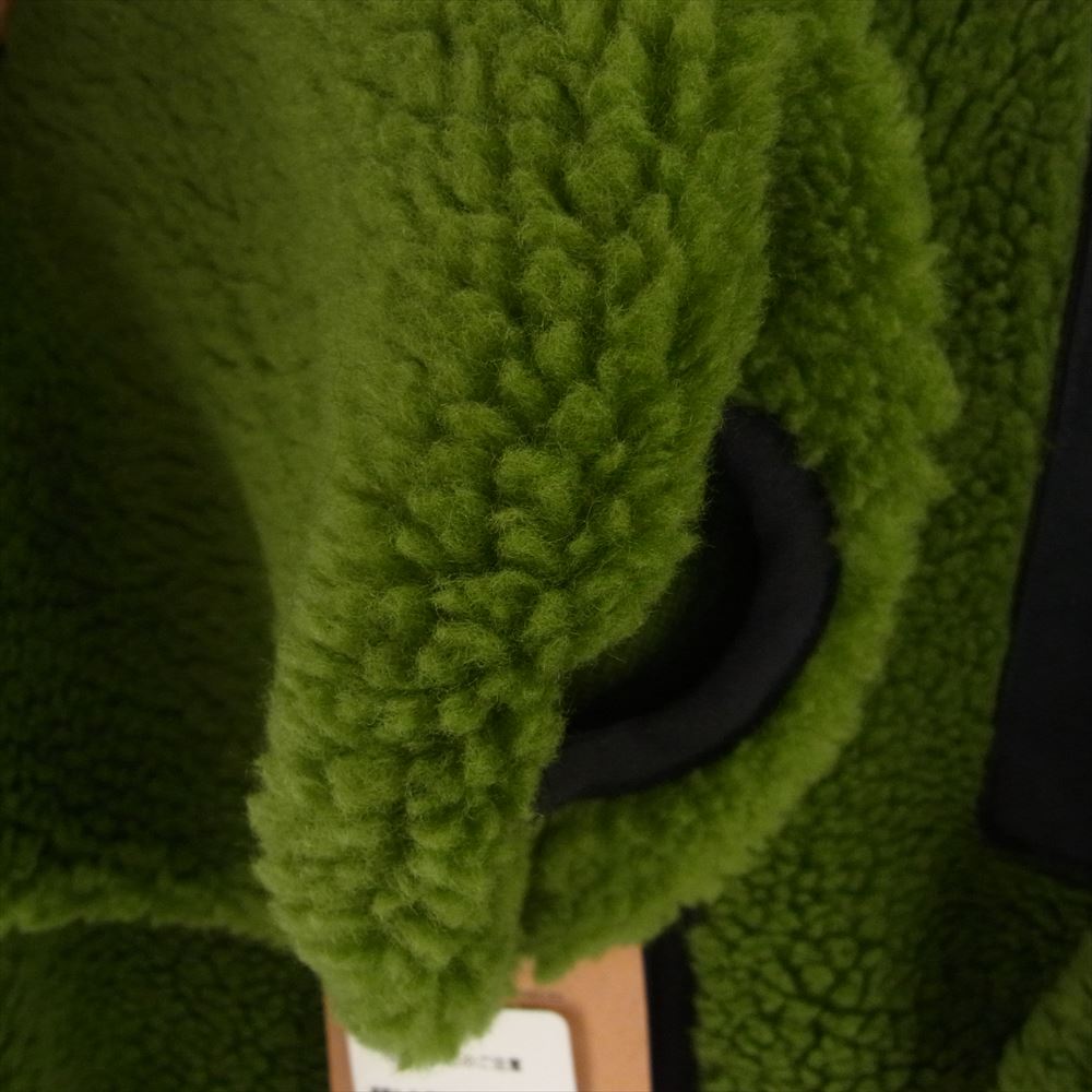 ANDFAMILYS アンドファミリー JK-2310752 ITALIAN BOA JACKET イタリアン ボア フリース ジャケット グリーン系 L【美品】【中古】