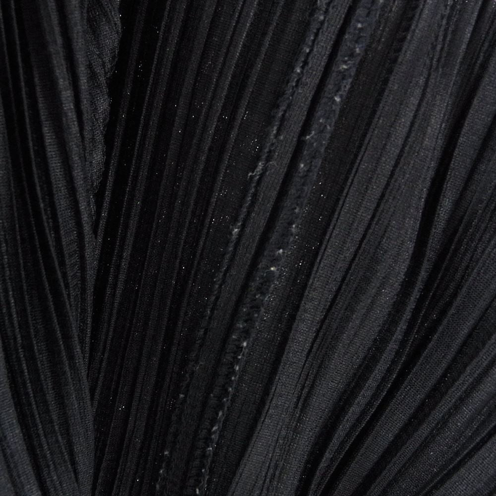 PLEATS PLEASE プリーツプリーズ イッセイミヤケ PP43-JC141 プリーツ加工 フルジップ ジップアップ パーカー ネイビー ネイビー系【中古】