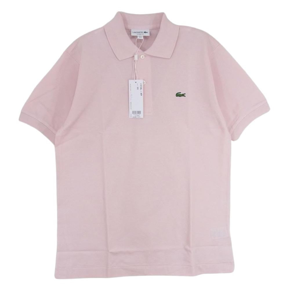 LACOSTE ラコステ ロゴ 半袖 ポロシャツ ピンク系 3【新古品】【未使用 