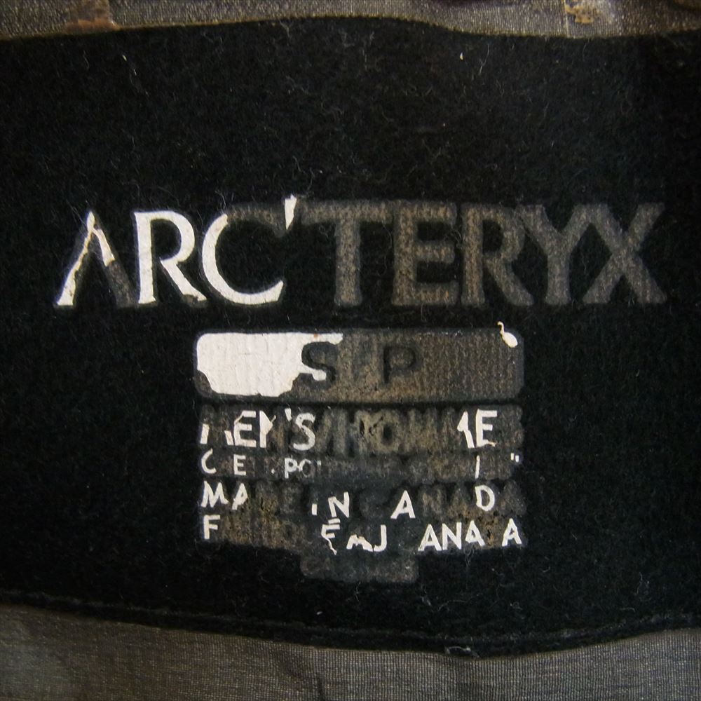 ARC'TERYX アークテリクス カナダ製 ALPHA LT アルファ LT ゴアテックス ジャケット ブラック系 S【中古】