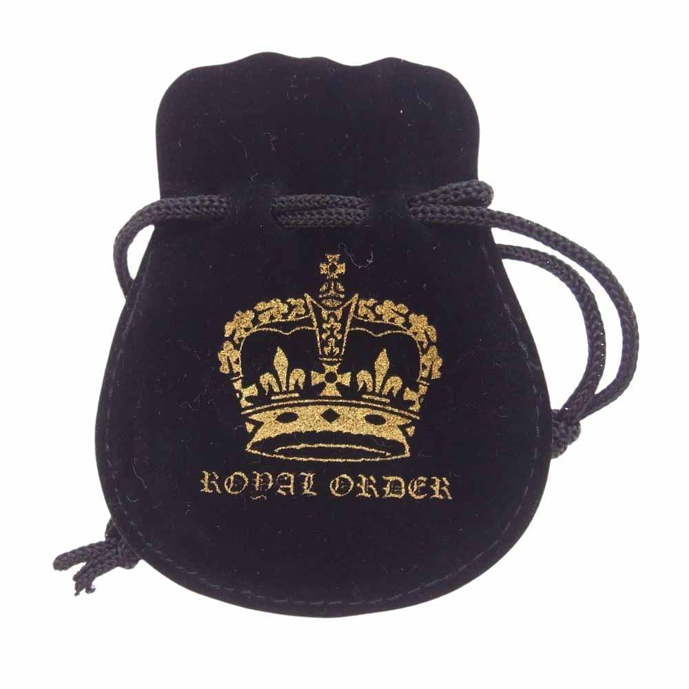 ロイヤルオーダー 販売証明書カード付属 TINY ROYAL CROWN タイニー ロイヤル クラウン ブレスレット シルバー系【中古】