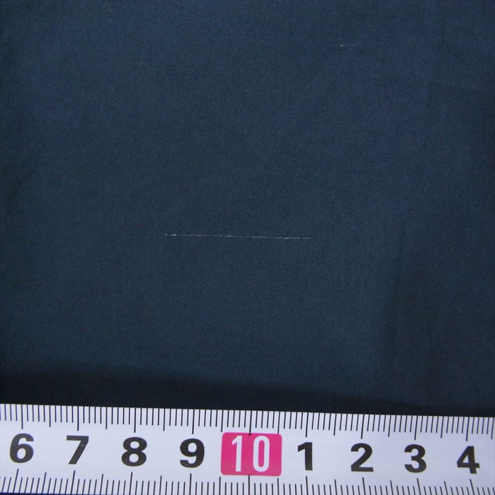 ヨーク 22AW YK22AW0433SH OVERSIZED BIG POCKET SHIRT オーバーサイズ ビッグポケット レギュラーカラー 長袖 シャツ ネイビー系 3【中古】