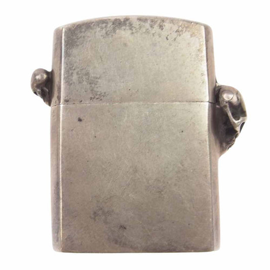 Ghost ゴースト STANLEY GUESS スタンリーゲス スカルヒンジ ZIPPO 2000年製インサイドユニット ジッポ ライター シルバー系【中古】