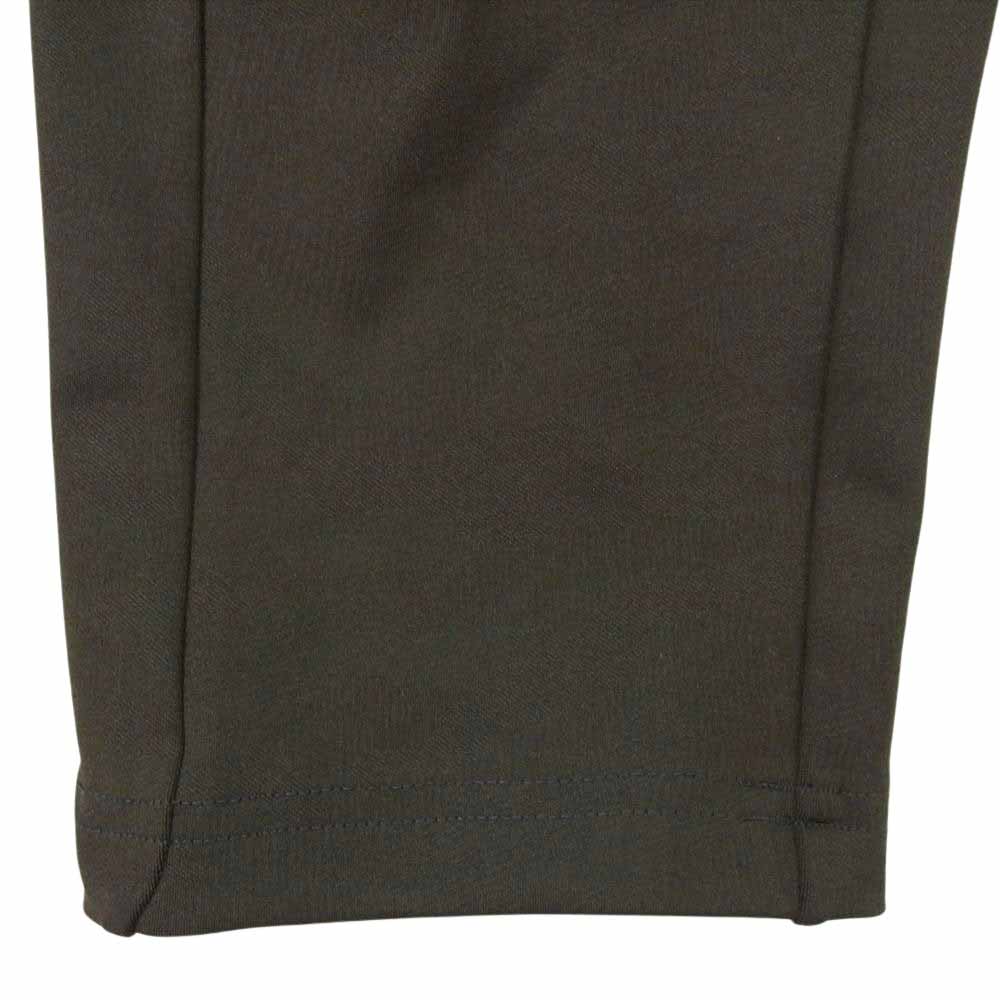 junhashimoto ジュンハシモト 1071910004-7 SLIM JERSEY PANTS EMBOSS CAMO エンボス カモ柄 ジャージー トラック パンツ カーキ系 3【中古】