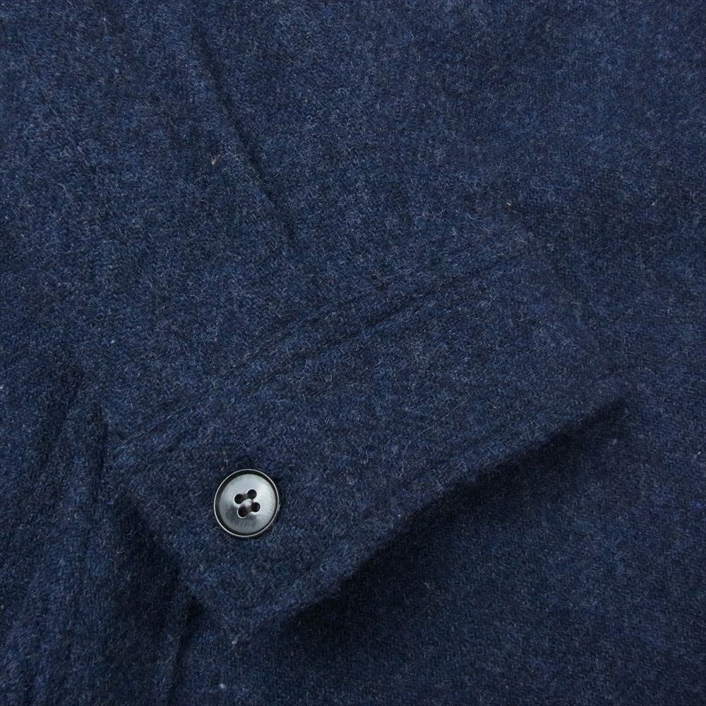 ブラードクロージング BLD031 WOOL SPORTS SHIRTS ウール ワーク シャツ ネイビー系 40【中古】