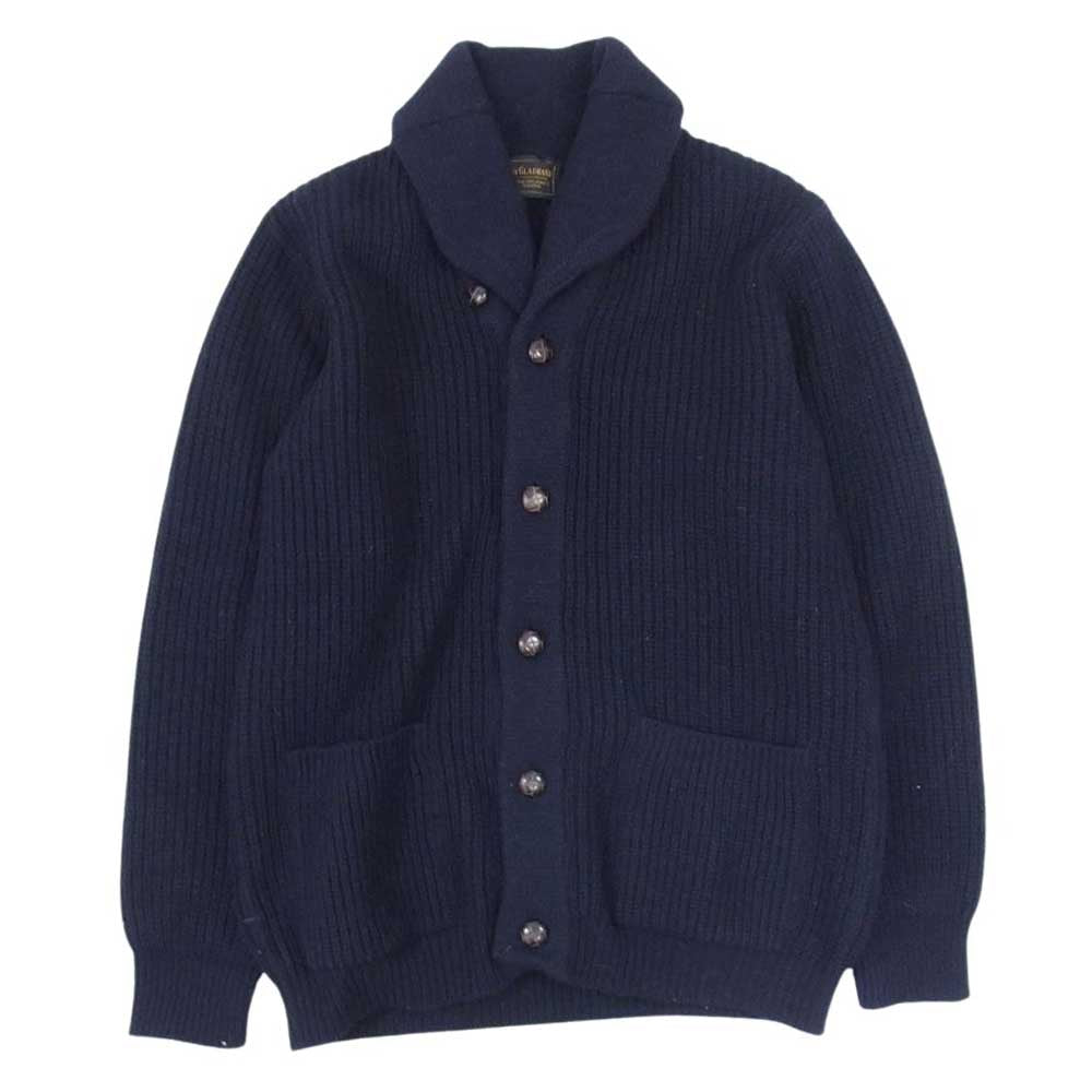 GLADHAND & Co. グラッドハンド ウール ニット ショールカラー 