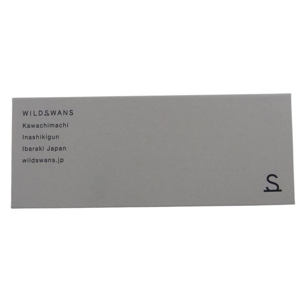 WILDSWANS ワイルドスワンズ css-surfs シェルコードバン カウレザー 馬革 牛革 コンビ ネイビー 二つ折り 長財布 ダークネイビー系【極上美品】【中古】
