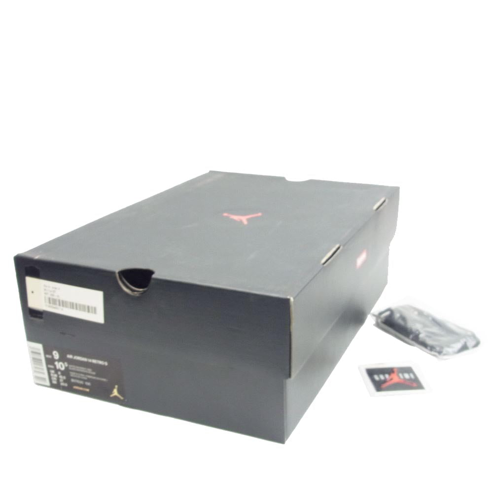 Supreme シュプリーム 19SS BV7630-106 × Nike Air Jordan 14 Retro White University Red ナイキ エアジョーダン14 レトロ ホワイト ユニバーシティレッド スニーカー ホワイト系 27cm【中古】