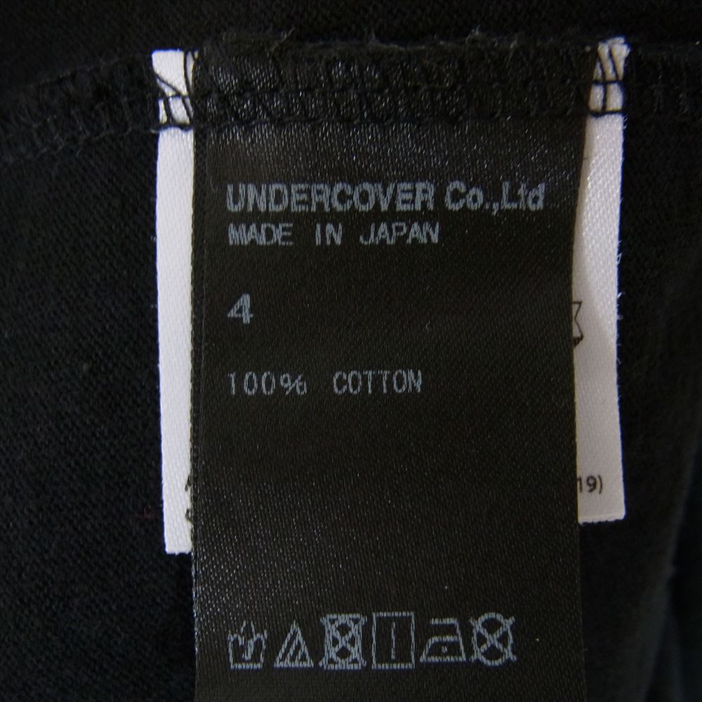 UNDERCOVER アンダーカバー A CLOCKWORK ORANGE 時計仕掛けのオレンジ バックプリント Tシャツ ブラック ブラック系 4【中古】