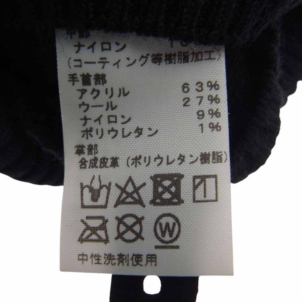 THE NORTH FACE ノースフェイス NN61616 RP Glove 中綿 キルト グローブ 手袋 ブラック系【中古】