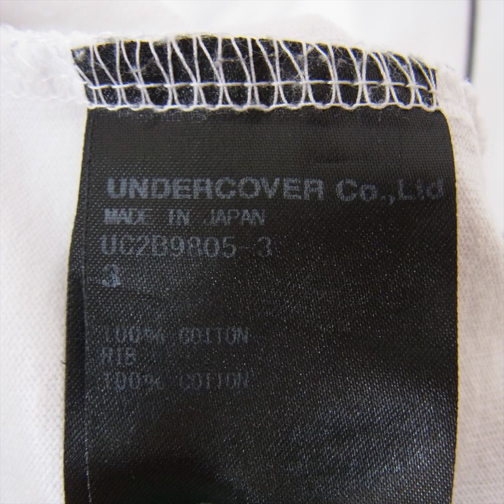 UNDERCOVER アンダーカバー UC2B9805-3 UNDERCOVER RECORDS アンダーカバー レコーズ 半袖 クルーネック Tシャツ ホワイト系 3【中古】