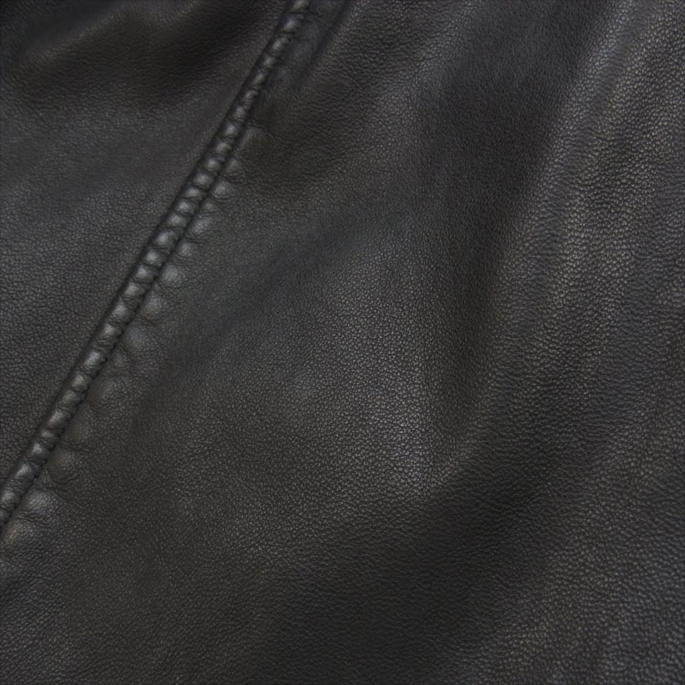オールセインツ ML025N MILO BIKER ラムレザー ダブルライダース ジャケット ブラック系 L【美品】【中古】