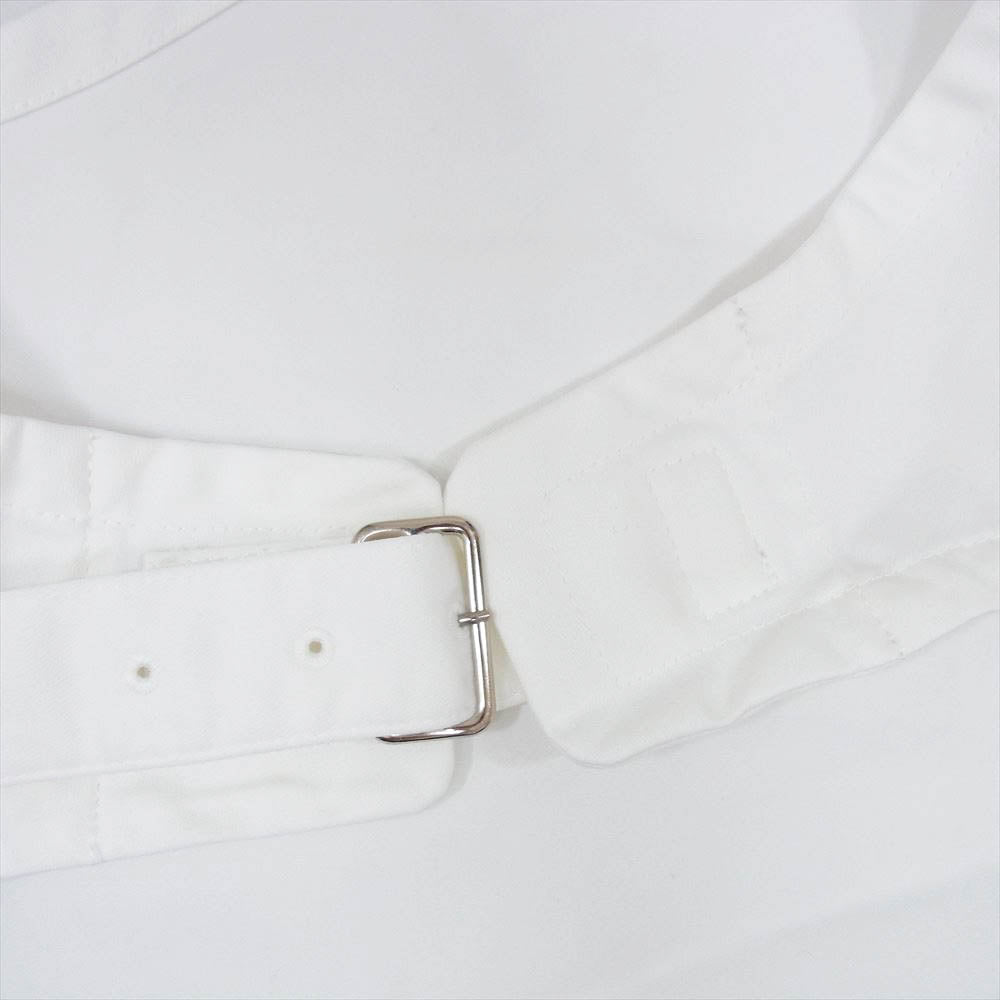 COMME des GARCONS HOMME PLUS コムデギャルソンオムプリュス 18AW PB-V003 アシンメトリー ハーネス ワンショルダー ベスト ホワイト系 S【中古】