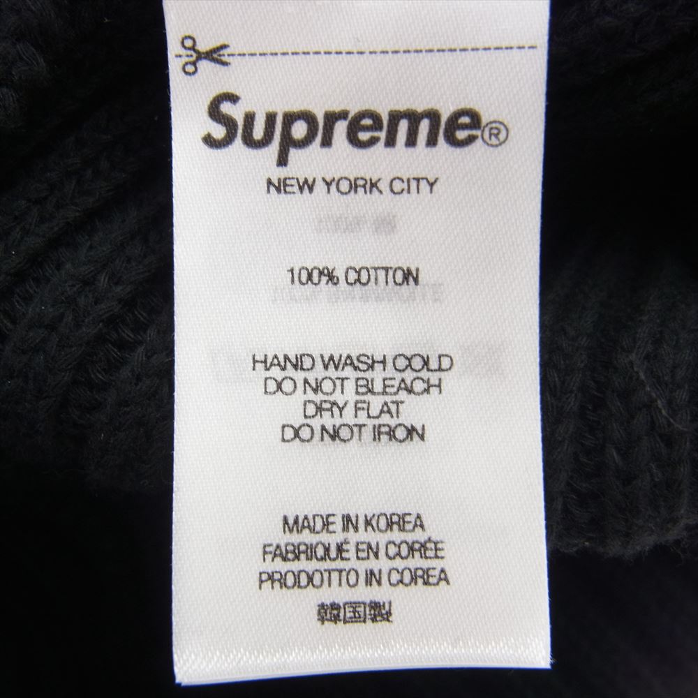Supreme シュプリーム 24SS Overdyed Beanie オーバーダイド ビーニー ボックスロゴ ニットキャップ ブラック系【中古】