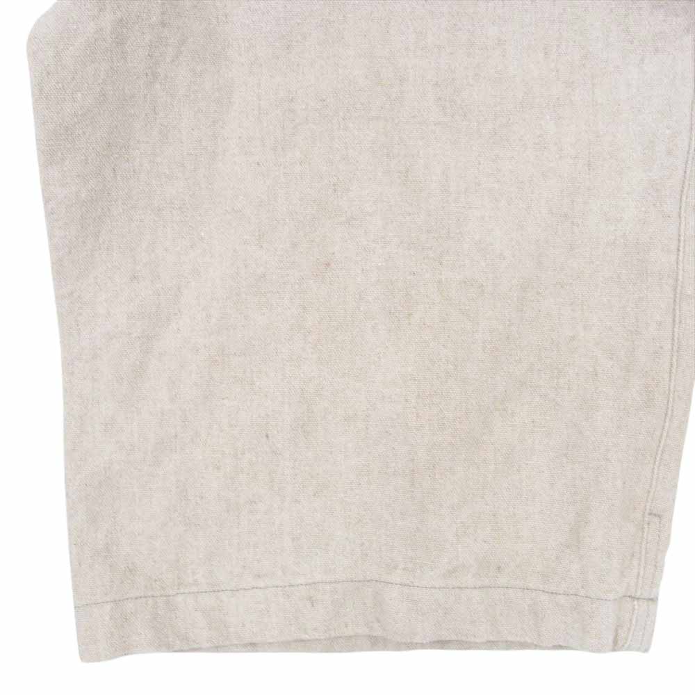 ミタン ミッタン PT-70 亜麻苧麻 ワイド パンツ リネン ベージュ系 2【中古】