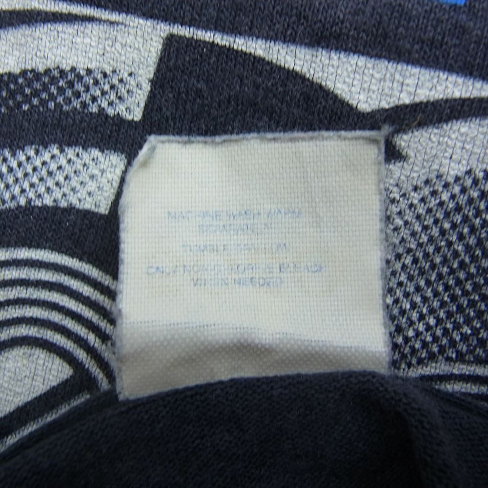 ヴィンテージ 80s USA製 ローリングストーンズ 1989年北米ツアー リップ&タン プリント 半袖 Tシャツ ネイビー系 M【中古】