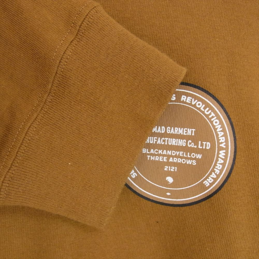 RATS ラッツ 23AW 23 RTC-0801 CIRCLE MGM L/S TEE ロングスリーブ 長袖 Tシャツ ブラウン系 L【美品】【中古】