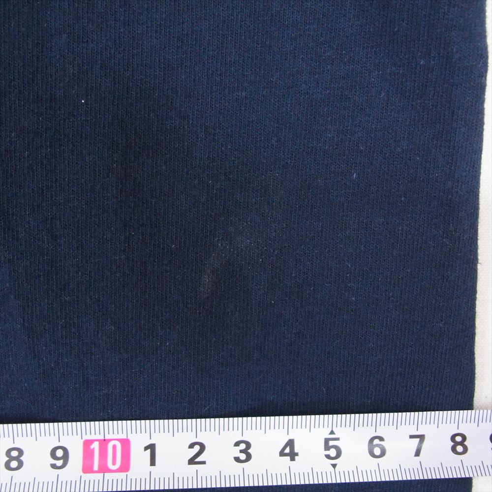 TENDERLOIN テンダーロイン TEE 2C バック ボルネオスカル プリント 半袖 Tシャツ ネイビー系 L【中古】