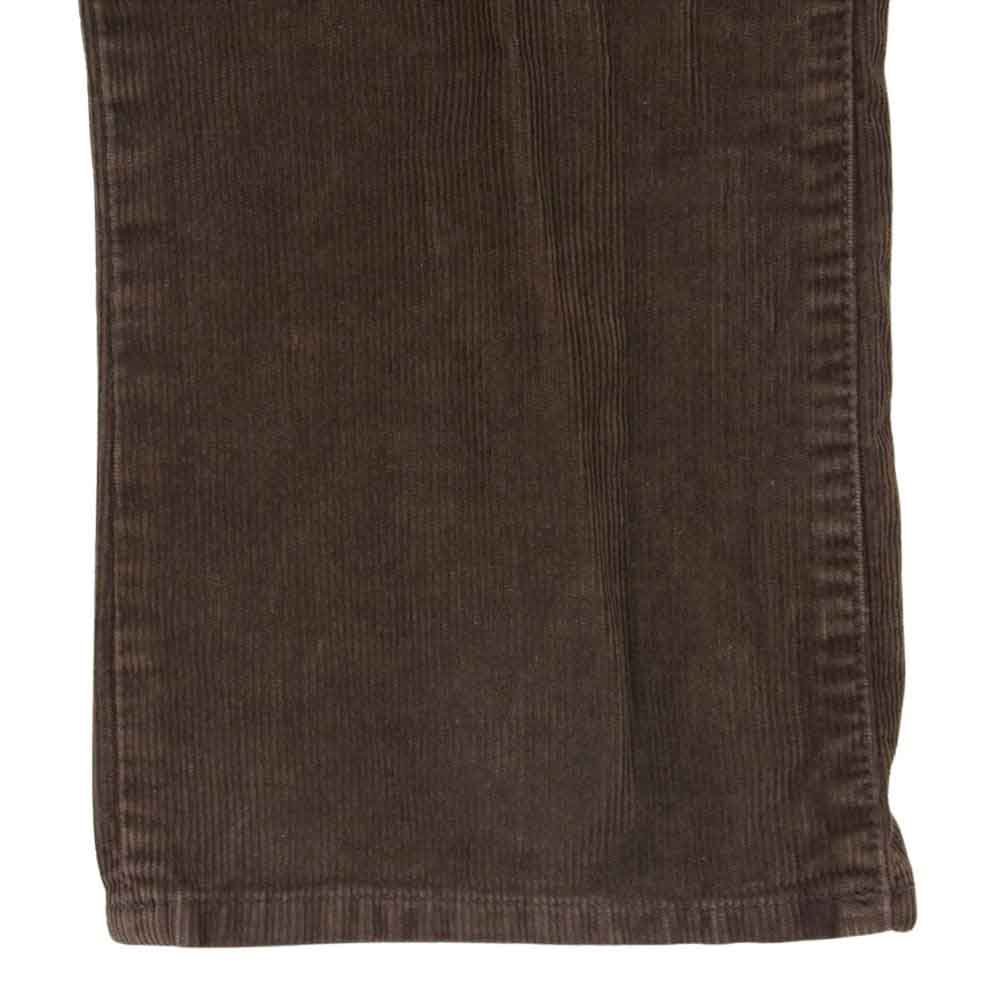 WACKO MARIA ワコマリア 09AW-PNT-03 GUILTY PARTIES ギルティーパーティーズ 5P バック刺繍 コーデュロイ ストレート パンツ ブラウン系 M【中古】