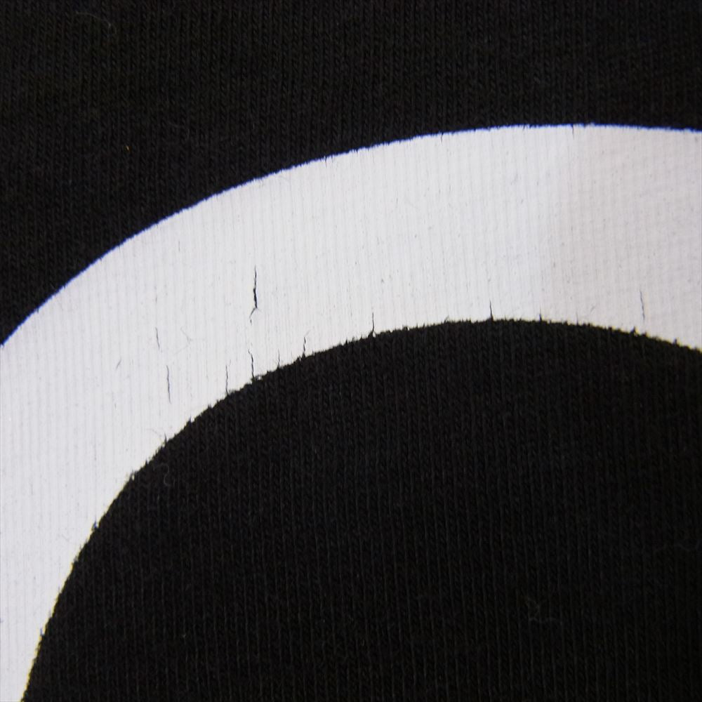 MONCLER モンクレール G10918C7C510 MAGLIA T-SHIRT ビッグロゴ プリント 半袖 Tシャツ ブラック系 L【中古】