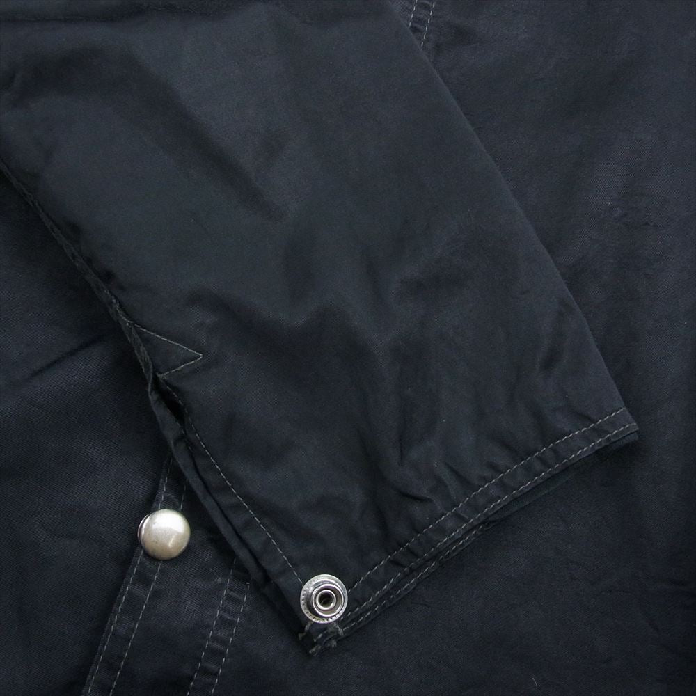FAR EATERN ENTHUSIAST ファーイースタンエンスージアスト FE1702-JK03 日本製 CMM SATIN JACKET サテン シャツ ジャケット ブラック系 L【中古】