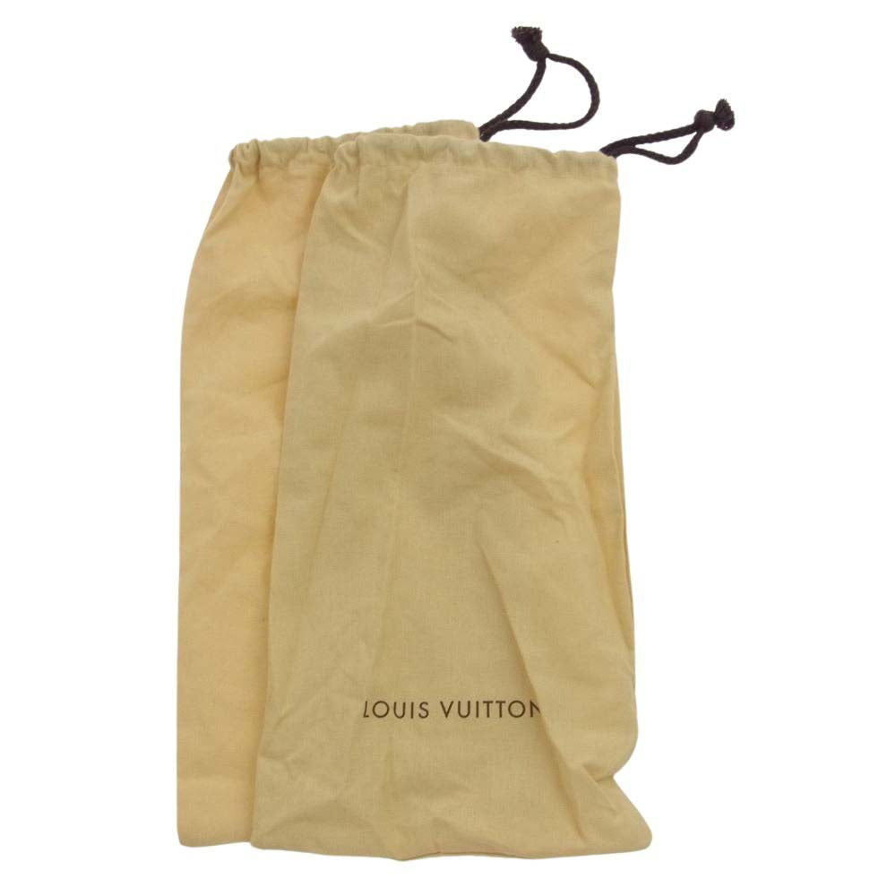 LOUIS VUITTON ルイ・ヴィトン GO 0036 モノグラム デニム レザー ローカット スニーカー インディゴブルー系 ライトブラウン系 38.5【中古】