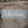 MAX MARA マックスマーラ ツイード 3B テーラードジャケット ロングスカート セットアップ スーツ グレー系 JP40【中古】
