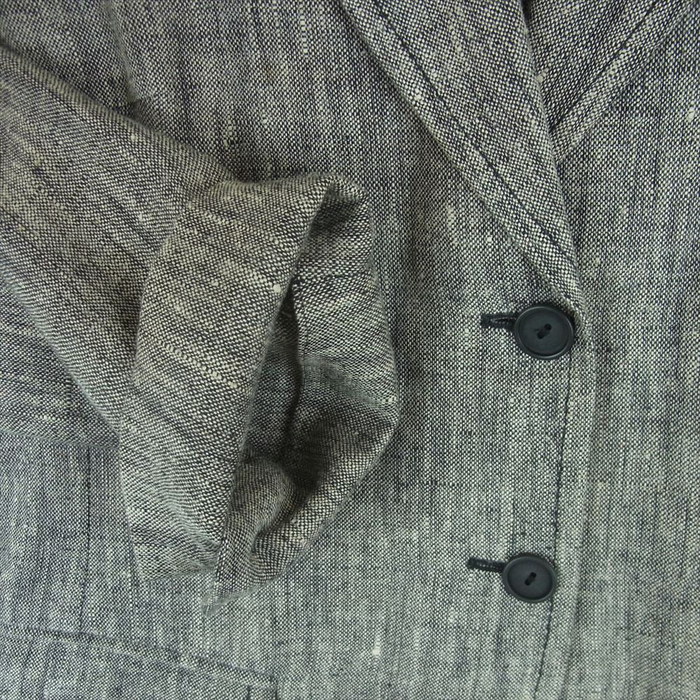 MAX MARA マックスマーラ MAX&Co. ジャケット リネン混 イタリア製 グレー系 38【中古】