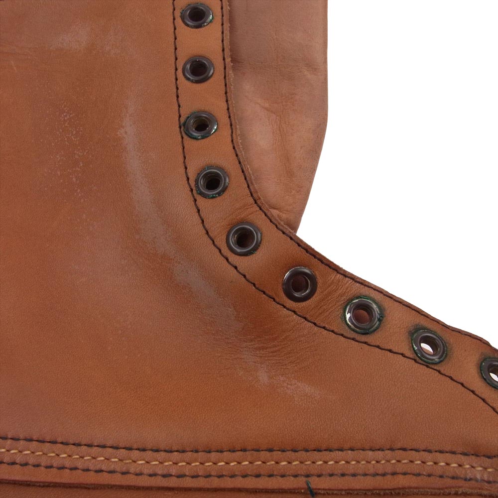 RED WING レッドウィング 877-1 USA製 80s~90s 白四角犬タグ MADE IN U.S.A. カンヌキ有 犬タグ クラシックモック ブラウン系 81/2EE【中古】