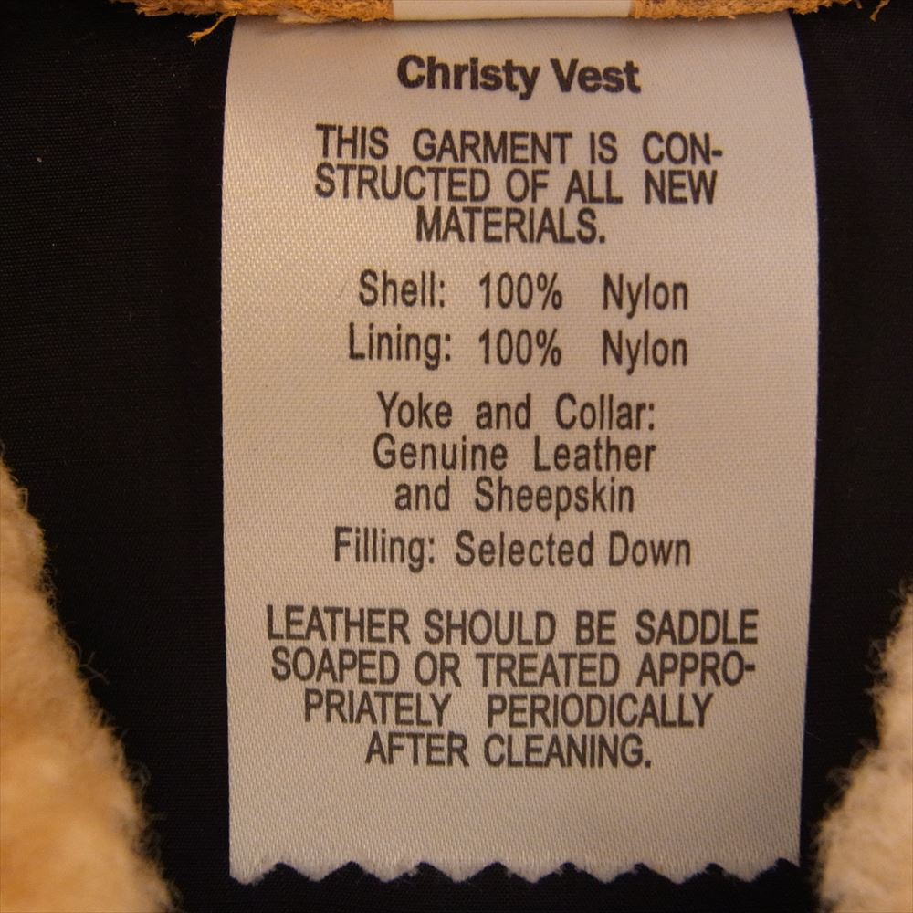 ロッキーマウンテン フェザーベッド CHRISTY VEST クリスティー ダウンベスト ブラック系 40【中古】