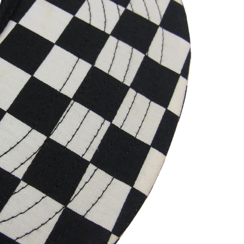 WEIRDO ウィアード TIN CAR CLUB CAP チェッカー バイザー キャップ ベージュ系【中古】