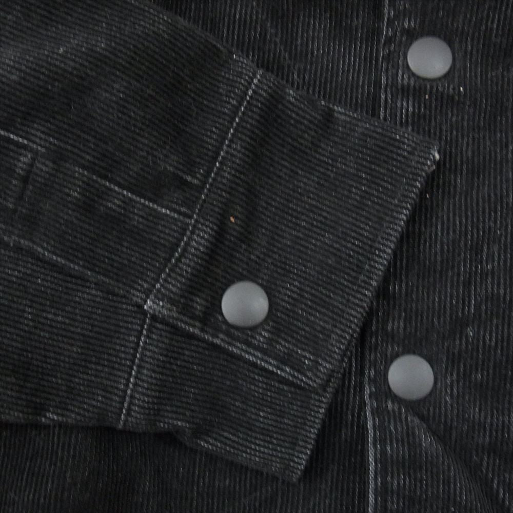ノースノーネーム CORDUROY JACKET 2nd Type セカンドタイプ コーデュロイジャケット ブラック系 M【中古】