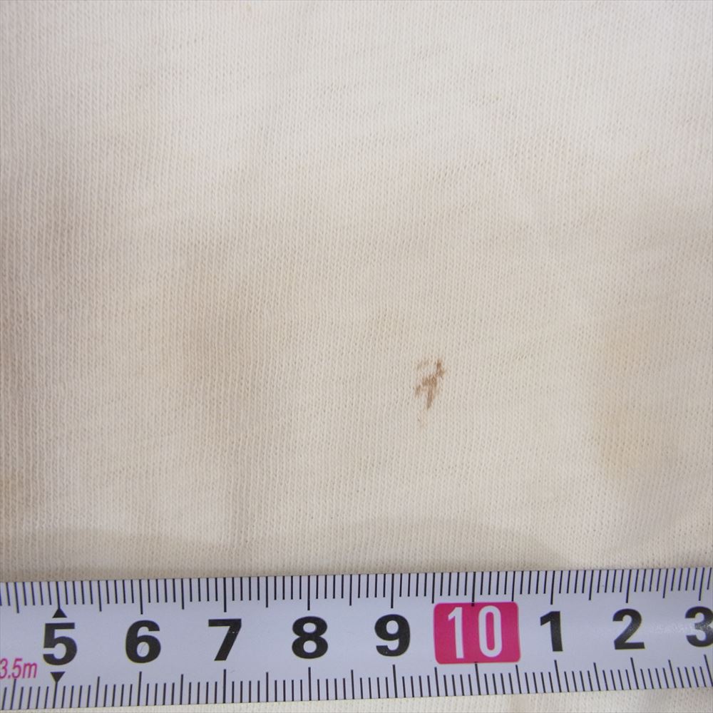 Champion チャンピオン Vintage ヴィンテージ 60s プロダクツタグ PRODUCTS INC RN26094 HARLEY DAVIDSON 両面 染み込みプリント リンガーネック 半袖 クルーネック Tシャツ ホワイト系 L【中古】