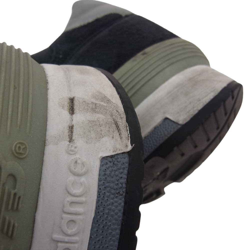 NEW BALANCE ニューバランス USA製 M1400NV スエード ローカット スニーカー グレー系 28.5cm【中古】