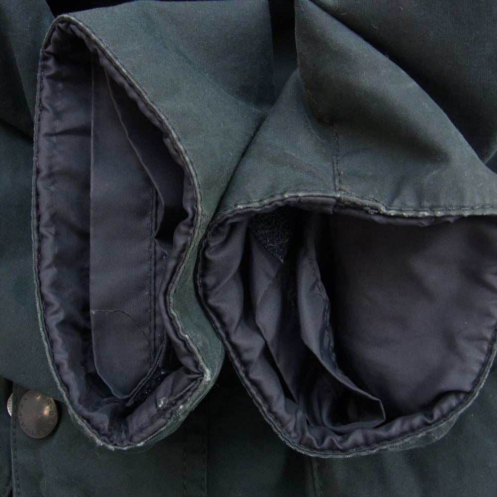 Barbour バブアー MWX0722NY92 国内正規品 GAMEFAIR WAX JACKET 3ワラント ゲームフェアー ワックスコットン オイルドジャケット ネイビー系 L【中古】