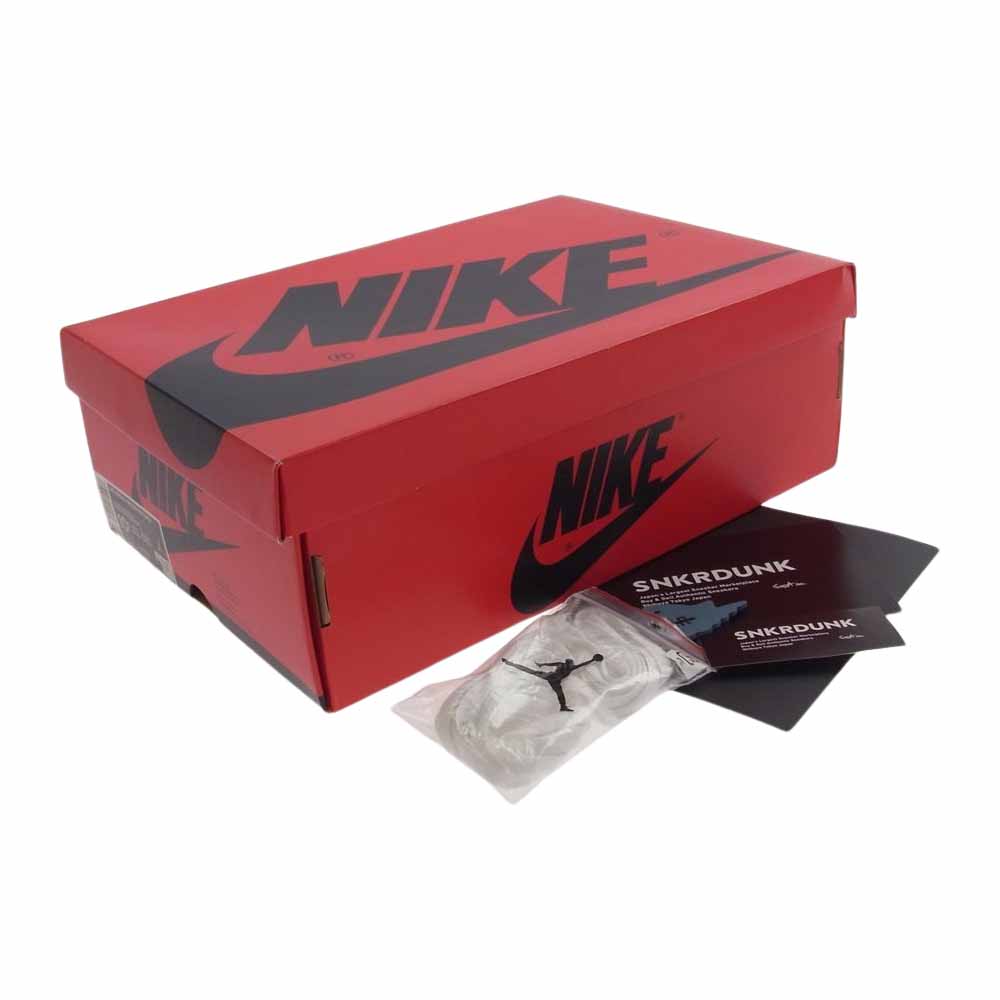 NIKE AIR JORDAN ナイキ ジョーダン CU2802-100 × FACETASM AJ1 Mid White/Navy ファセッタズム ミッド ホワイト/ネイビー スニーカー ブルーグレー系 28.5cm【中古】