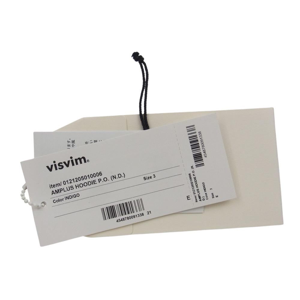 VISVIM ビズビム 21AW 0121205010006 AMPLUS HOODIE P.O.(N.D.) アンプラス プルオーバー パーカー INDIGO 3【中古】