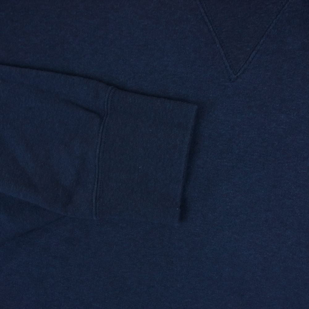 VISVIM ビズビム 22SS 0122105010021 JUMBO SB SWEAT L/S カシミヤ混 ジャンボ クルーネック スウェット ネイビー系 1【中古】