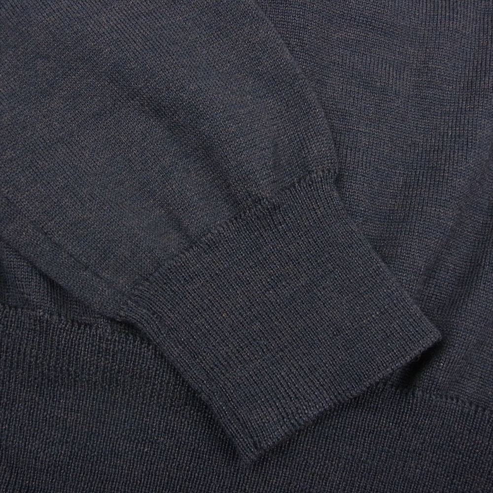 BEAMS ビームス 21AW 21-15-0642-872 F ビームスエフ イタリア製 21ゲージ モックネック ハイネック ニット プルオーバー ブラウン ブラウン系 46【中古】