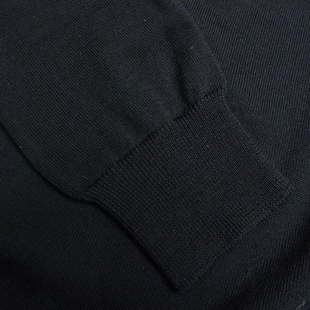 BEAMS ビームス 21AW 21-15-0642-872 F ビームスエフ イタリア製 21ゲージ モックネック ハイネック ニット プルオーバー ブラック系 46【中古】