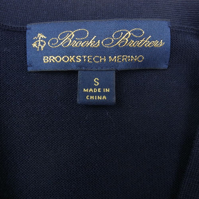 Brooks Brothers ブルックスブラザーズ メリノウール カーディガン ネイビー系 S【中古】